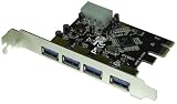 Pc Trading Pci-express 4 Port Usb 3.0 Expansion Card - Win Xp, Win Vista And Win 7 (32-bit + 64-bit) Compatible - High Speed Up To 5.0 Gbps (625mbps) - Driver Cd Included