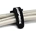 Monoprice Hook & Loop Fastening Cable Ties 9inch, 100pcs/Pack - Black