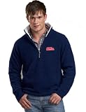 NCAA Mississippi Ole Miss Rebels Kashwere U Half Zip Pullover with Contrasting Collar