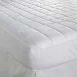 Superking Natural Cotton Filling Luxury Quilted Deep Fitting 38cm Mattress Protector