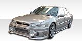 1990-1993 Honda Accord 2DR/4DR Duraflex Evo 3 Kit-Includes Evo 3 Front Bumper (100928), Spyder Rear Bumper (100925), and Spyder Sideskirts (100926).