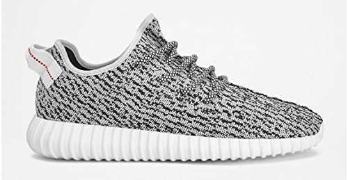 Men Women's Unisex Yeezy Breathable Casual Athletic Fashion Sneaker (Men 9(M) Womens 10(W) US, Gray)