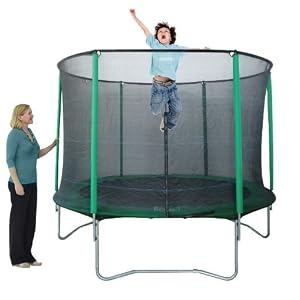Rebo Trampoline Fun Jump 2,43 m avec filet de sécurité