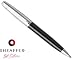 Sheaffer 500 Black Barrel / Bright Chrome Cap Ballpoint Pen
