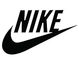 NIKE Logo AIR Jordan JumpMan 23 HUGE Flight Wall Decal Sticker (23" inches (White)