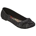 Women's Mossimo Supply Co. Onie Denim Flats - Black