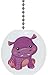 Baby Hippopotamus Hippo Solid Ceramic Fan Pull
