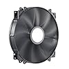 Cooler Master MegaFlow 200 - Sleeve Bearing 200mm Silent Fan for Computer Cases (Black)