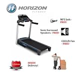 Horizon T102 Treadmill - with MP3 Jack, Speakers and Fan