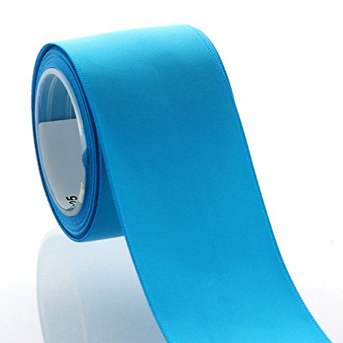 1.5" Vivid Blue Double Faced Satin Ribbon 5 yard Reel