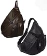 Leather Cross-Body Sling Bag (#1519-0)
