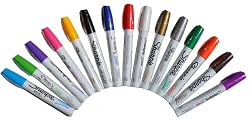 Sharpie Paint Marker Medium Point Oil Based All 15 Color Set