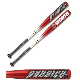 New Worth PR13LR Prodigy -13 Youth Baseball Bat 30 17 by Worth