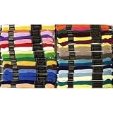 Embroidery Silks Assortment 72 Skein Pack - Solid Colours