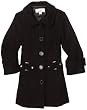 Amy Byer Girls 4-6x Solid Drop Waistband Coat