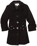 Amy Byer Girls 4-6x Solid Drop Waistband Coat