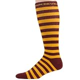 Arizona State Sun Devils Maroon-Gold Striped Tall Socks
