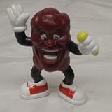 Vintage Pvc Figure : California Raisins Yellow Microphone