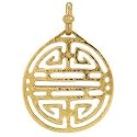 Torrini Chinese Labyrinth - 18k Yellow Gold Pendant
