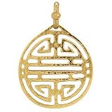 Torrini Chinese Labyrinth - 18k Yellow Gold Pendant
