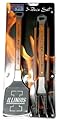 NCAA Alabama Crimson Tide 3PC BBQ Set, Heavy Duty Stainless Steel Grilling Tools