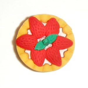 Strawberry Tart Eraser - 3D Novelty Rubber