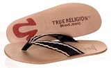 True Religion - TRUE RELIGION Brand Jeans Stan Mens Shoes Flip Flop Sandals Chocolate Brown