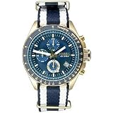 Fossil Decker Nylon Chronograph Blue Dial Watch
