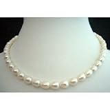 White Freshwater Pearls Necklaces 16 inches Choker Gift Box (BRAND NEW)
