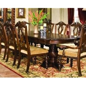 Double Pedestal Dining Table - Conquistador Collection
