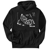 Sweatshirt Black  I Was Born In Belize / Ecography  Country