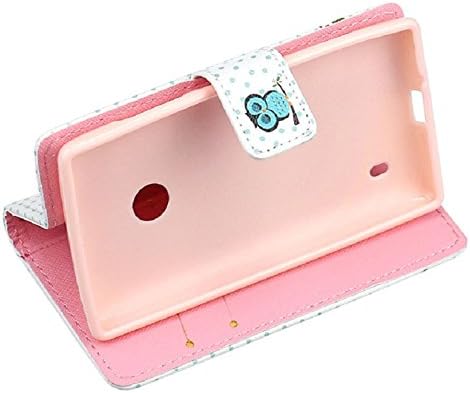 Tonsee(TM) Flip Leather Cover Case For NOKIA Lumia 520 (Sleeping Owl)