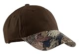 Pro Camouflage Series Cotton Waxed Cap with Camouflage Brim