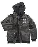 Akademiks Little Boy Brando Faux-Leather Jacket