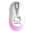 Bluestork - MEEEPC Hello Kitty - Souris optique avec c�ble r�tractable - Blanc