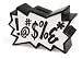 Kikkerland Ceramic Swear Box
