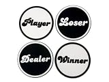 Click for more about Present Time Coaster set Gambling PVC - Present Time UK.