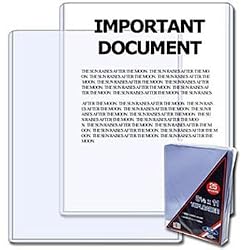 BCW 8.5 x 11 - Document Topload Holder - 25&nbsp;Holders&nbsp;per&nbsp;Pack (Quantity of 100)