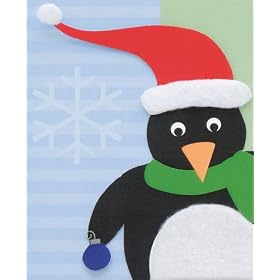 The Gift Wrap Company Boxed Christmas Cards, Party Penguins, 20-Count Box (Pack of 2)