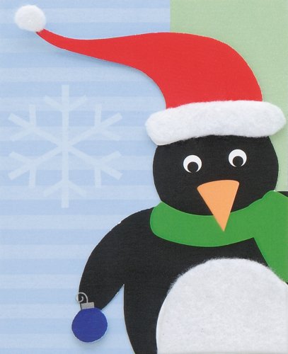 The Gift Wrap Company Boxed Christmas Cards, Party Penguins, 20-Count Box (Pack of 2)