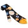 Men's Solar System Silk Tie by Wild Ties in Black