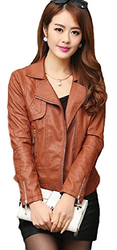 レディース 秋物 レディースジャケット PUレザー フェイクレザー ライダースジャケット ブルゾン 革ジャン 合成皮革 ショート丈 スリム テーラード 前開きジッパー 上着 シンプル カジュアルアウター 大人カジュアル ジップ付きポケット フェミニン セクシー 長袖 オシャレ アウトドア 定番 ベーシック トップス 人気 流行 トレンド 選べる2色 サイズ豊富 Sサイズから4XLサイズまで オリジナルアクセサリー付属 UJA234