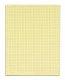 TOPS Quadrille Pads, 4 Squares per Inch, 8.5 x 11 Inches, Medium Weight, 50 Sheets per Pad, 12-Count, Canary, (3313)