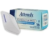 Attends Guards for Men, 16-Count Packages (Pack Of 4)