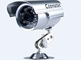 Coomatec THG Silver DVR 32GB Micro SD Slot Outdoor Indoor Waterproof CCTV Digital Surveillance 10m Night Vision Camera System