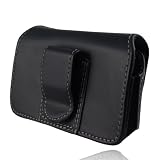 Incipio TS-101 Universal Horizontal Leather Holster for Medium Devices-Holster
