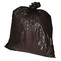 Heavy Duty Trash Bags, 1.5 Mil, 55 Gallon, 50/BX, Black (SPR01535) Category: Hi-Density -Flat Packed