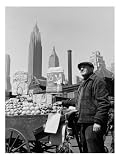 New York City, Push Cart Fruit Vendor at the Fulton Fish Market, May, 1943 Premium Poster Print, 18x24