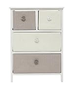 CO.IMPORT Mueble con Cestas Bianco