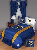IMAGE OF NCAA West Virginia Mountaineers- 4pc BEDDING SET - Twin/Single Size